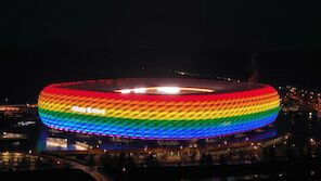 Bei EM: Münchner Arena erstrahlt wieder in Regenbogenfarben