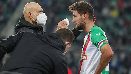 Nasenbeinbruch bei Rapid-Kapitän Max Hofmann