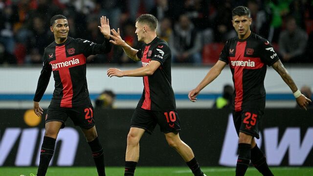 Leverkusen setzt Erfolgslauf auch in der Europa League fort