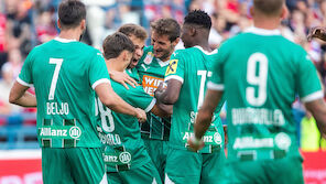 Rapid siegt trotz Platzverweis: 
