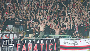 Fans rasten bei FAK-Trnava aus