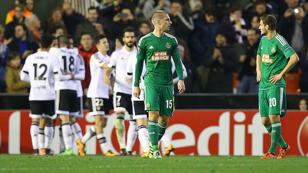 Rapid-Schockstarre nach dem 0:6-Mestalla-Albtraum