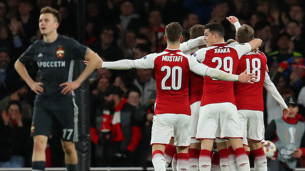 Arsenal reichen gegen ZSKA 35 Minuten