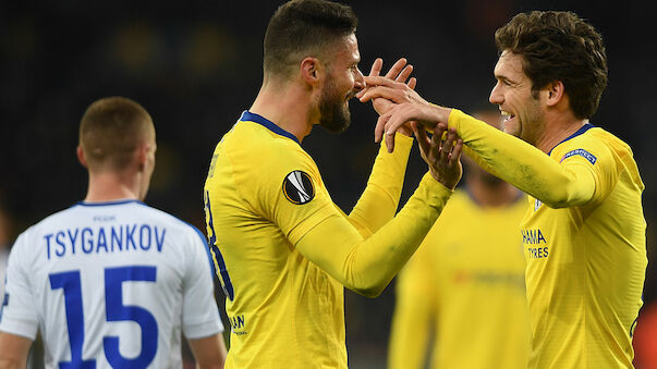 Europa League: Giroud-Festspiele für Chelsea