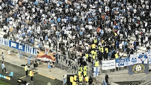 Schlägerei unter Marseille-Fans