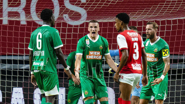 86 Minuten in Unterzahl: Rapid verliert in Braga knapp