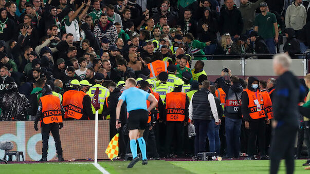 Festnahmen nach Fan-Tumulten bei West Ham-Rapid