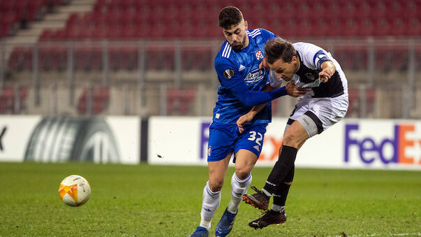 WAC muss sich Dinamo Zagreb geschlagen geben