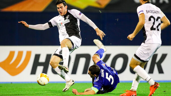 WAC verliert in Unterzahl bei Dinamo Zagreb