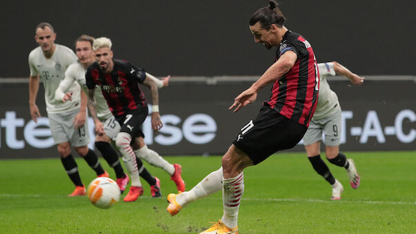 Milan siegt trotz Ibrahimovic-Hoppala