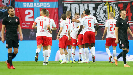 RB Leipzig rettet sich in die Gruppenphase