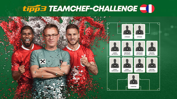 tipp3 Teamchef-Challenge: Deine ÖFB-Startelf vs. Frankreich