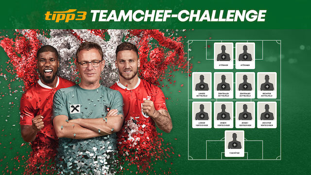 tipp3 Teamchef-Challenge: Deine ÖFB-Startelf gegen Schweiz