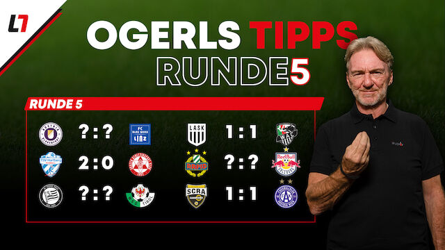 Tipps von Andy Ogris: So läuft die 5. Bundesliga-Runde