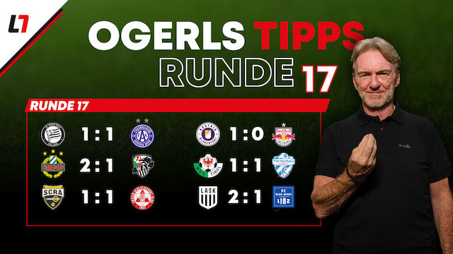 Wer holt die Punkte? Ogris tippt die 17. Runde