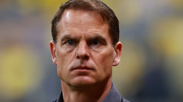 Frank de Boer neuer niederländischer Teamchef