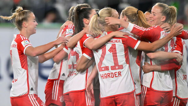 Riesenschritt zum Titel! Bayern-Frauen zerlegen Wolfsburg