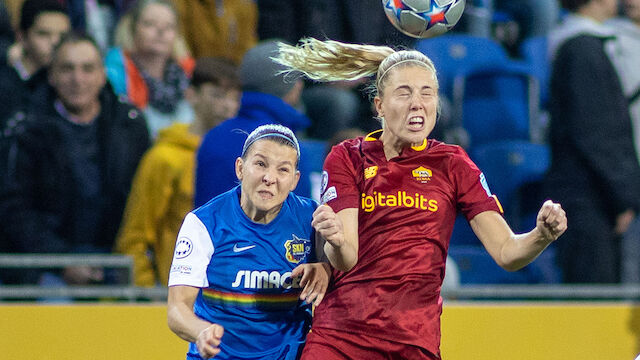 CL: St. Pölten vergibt gegen AS Roma 2:0-Führung