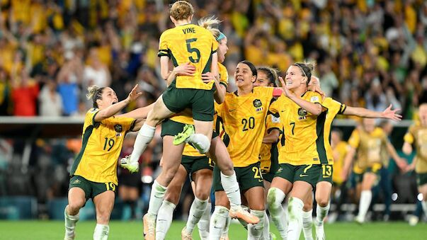  Australien feiert seine WM-Heldinnen: 