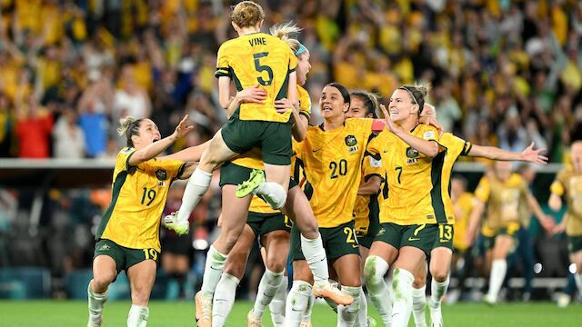  Australien feiert seine WM-Heldinnen: "Atemraubende Ladies"
