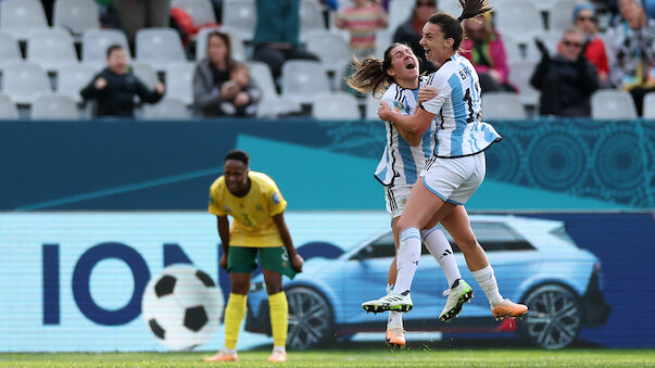 Argentinien holt gegen Südafrika einen 0:2-Rückstand auf