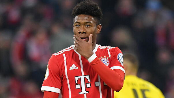 David Alaba fällt im 