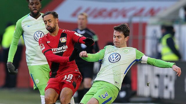 Leverkusen gewinnt in Wolfsburg