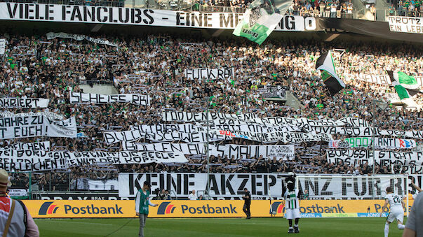 Gladbach-Fans beleidigen RB Leipzig und Rangnick