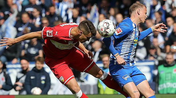 Hertha gewinnt und schießt VfB in Relegation