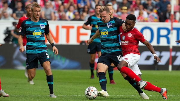 Stange rettet Mainz gegen Hertha