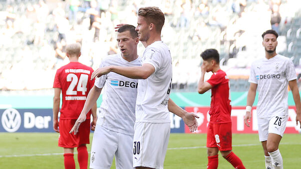 DFB-Pokal: Lainer-Assist bei Gladbach-Schützenfest