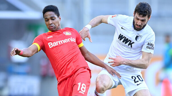 Bayer Leverkusen rettet Punkt in Augsburg