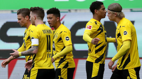 Dortmund schlägt Wolfsburg in Unterzahl