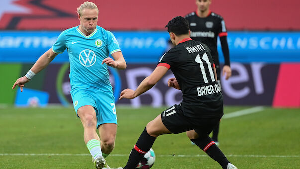Wolfsburg besiegt Leverkusen im Verfolger-Duell