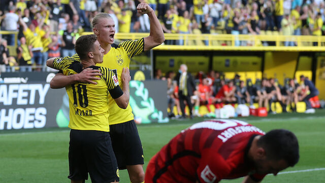 Haaland glänzt bei BVB-Sieg gegen Frankfurt