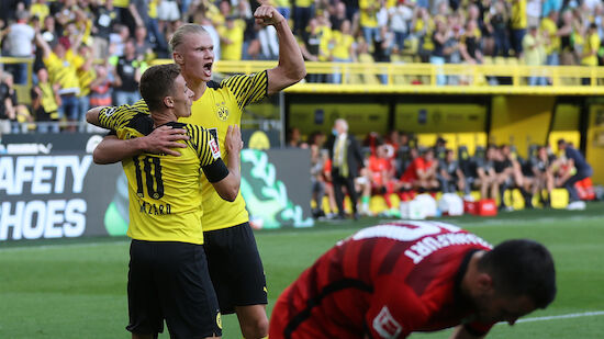Haaland glänzt bei BVB-Sieg gegen Frankfurt