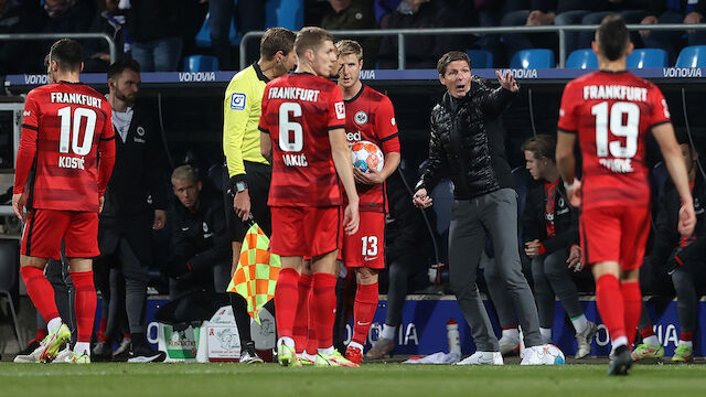 Krisenstimmung bei Glasners Eintracht Frankfurt