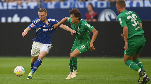 Schalke jubelt über späten Punkt gegen Gladbach