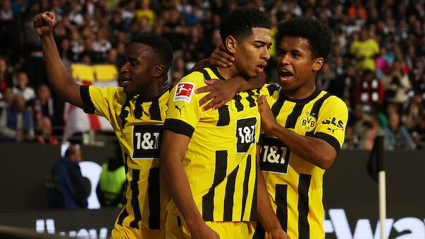 Dortmund gewinnt mit viel Glück Spitzenspiel gegen Frankfurt