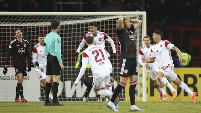 Last-Minute-Drama! Nürnberg kickt Düsseldorf aus DFB-Pokal