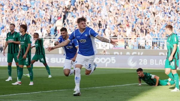 Gladbach erkämpft sich in Darmstadt ein sensationelles Remis
