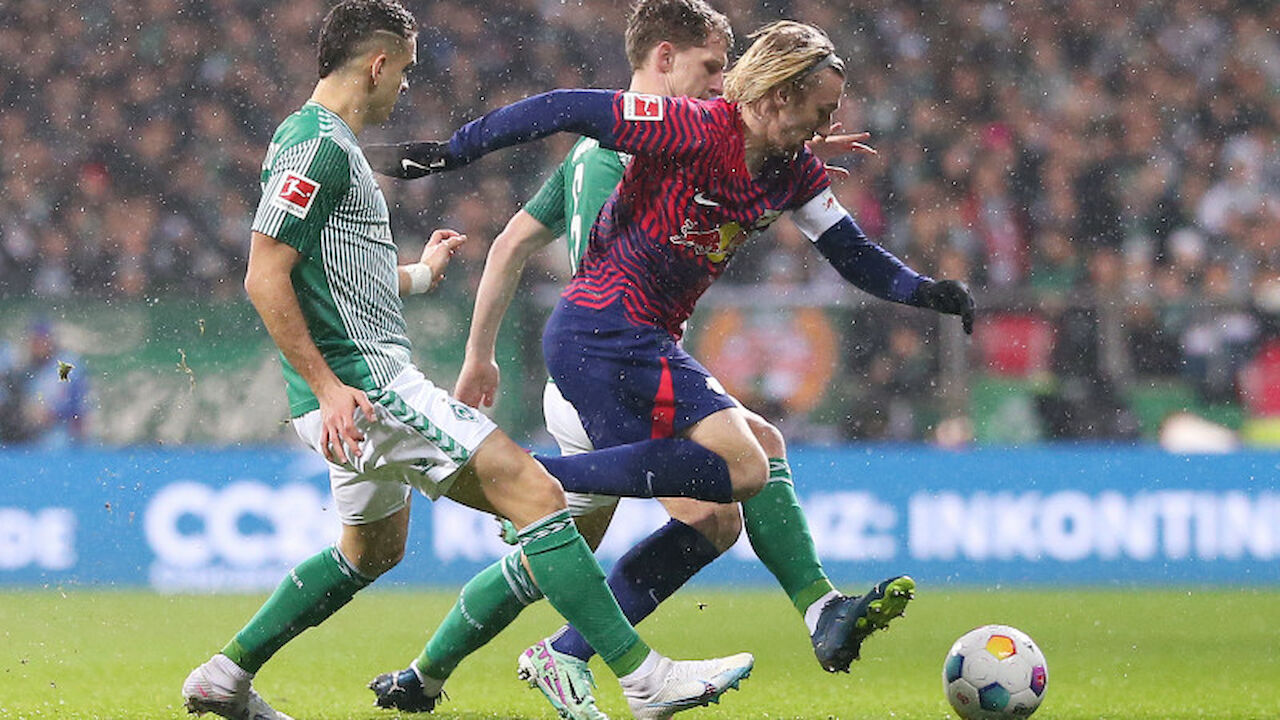 Fußball RB Leipzig stolpert vor Winterpause in Bremen