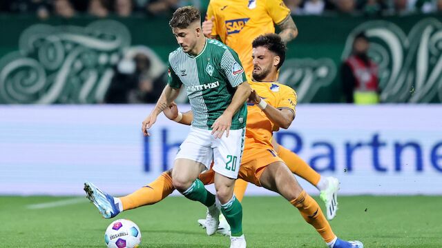 Trotz Schmid-Tor! Werder unterliegt TSG Hoffenheim spät