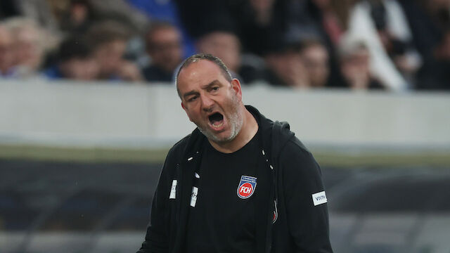 Heidenheim muss im Saisonfinish ohne Coach Schmidt auskommen