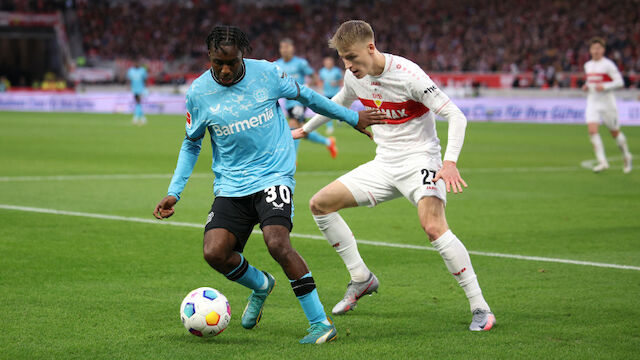 Stuttgart und Leverkusen trennen sich in Topspiel remis