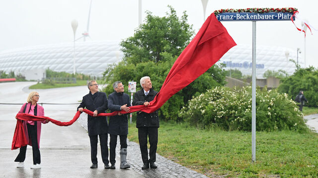 Franz-Beckenbauer-Platz in München eingeweiht