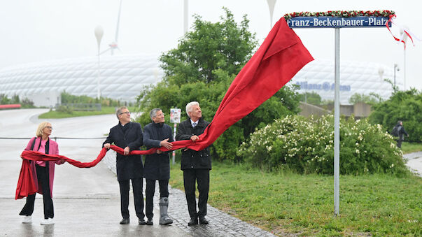 Franz-Beckenbauer-Platz in München feierlich eingeweiht