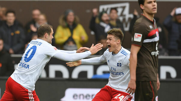 HSV gewinnt Derby bei Pyro-Eklat