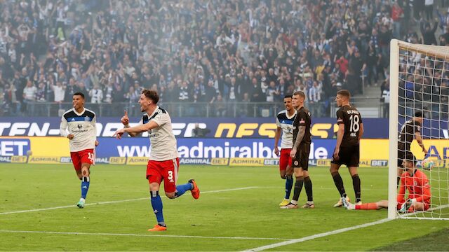 HSV gewinnt Wahnsinns-Derby gegen St. Pauli