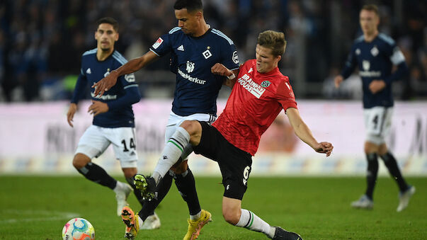HSV feiert Last-Minute-Sieg gegen Schaubs Hannover